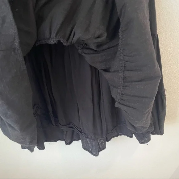 Lulus Good As New Black Cap Sleeve Tiered Mini Dress
Size S - Picture 8 of 9